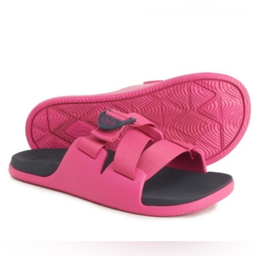 Chaco Chillos Kids Magenta Slide Sandals Size‎ 5